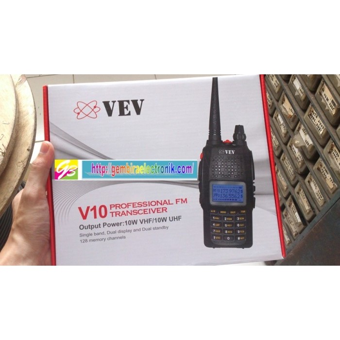 Ht Vev V10 Single Band Vhf Output Power 10w 128 Chnl