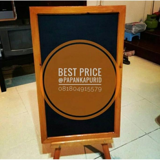 

TERMURAH - Papan Tulis Kapur Menu Cafe (Chalkboard 50*80)