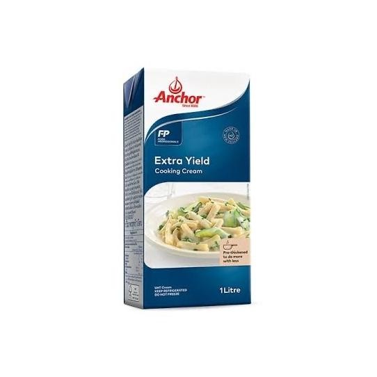 

BERKUALITAS anchor extra yield cooking cream 1 liter Kode 1224