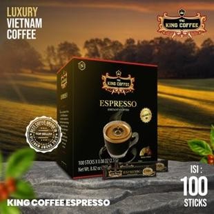 Terlaris Kopi Vietnam King Coffee Espresso Instant - 100 Sachet