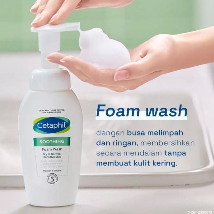 

TERSEDIA CETAPHIL SOOTING FOAM WASH 200 ML