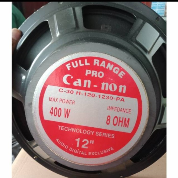 TERLARIS SPEAKER CANNON 12 INCH FULL RANGE 400W C 1230 PA