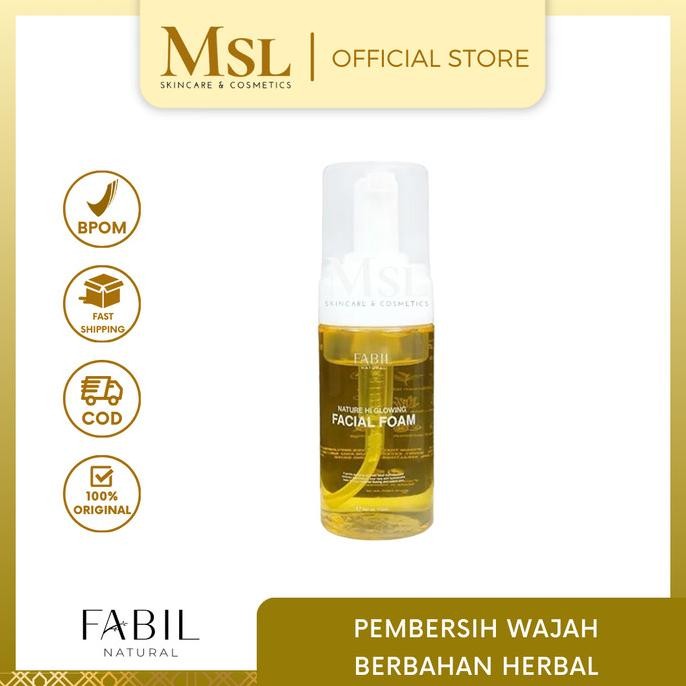 

TERSEDIA FABIL NATURE HI GLOWING FACIAL FOAM ORIGINAL - FABIL CLEANSER