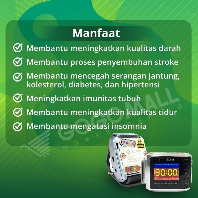 Dr Laser Perfect 10 Plus Alat Terapi Bantu Pemulihan Hipertensi Diabetes Stroke Jantung Kolesterol A