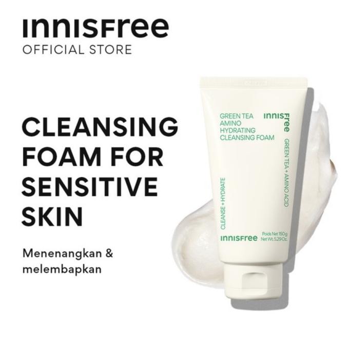 

TERSEDIA INNISFREE GREEN TEA FOAM CLEANSER 150 ML - 100% ORIGINAL