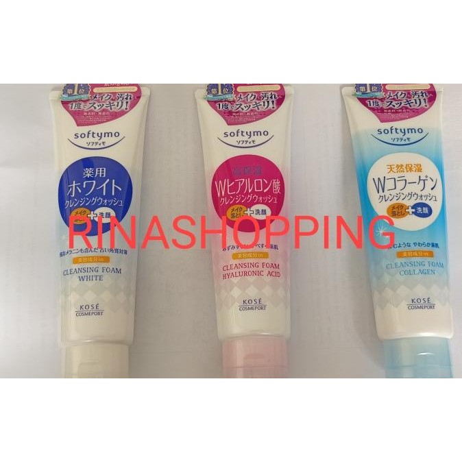 

TERSEDIA KOSE SOFTYMO CLEANSING FOAM WHITE 190GR ORIGINAL JAPAN