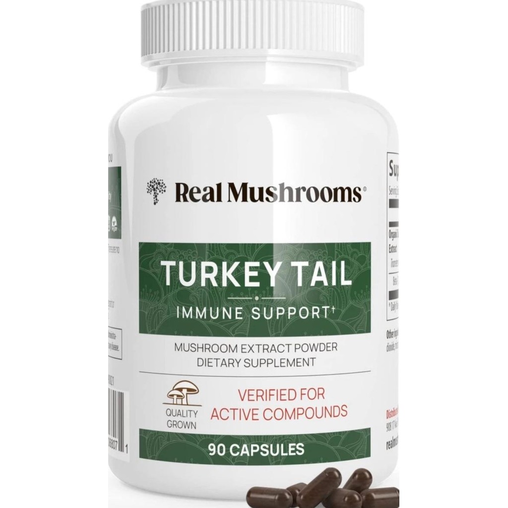 

Real Mushrooms Lion Mane / Turkey Tail Mushroom Extract Powder