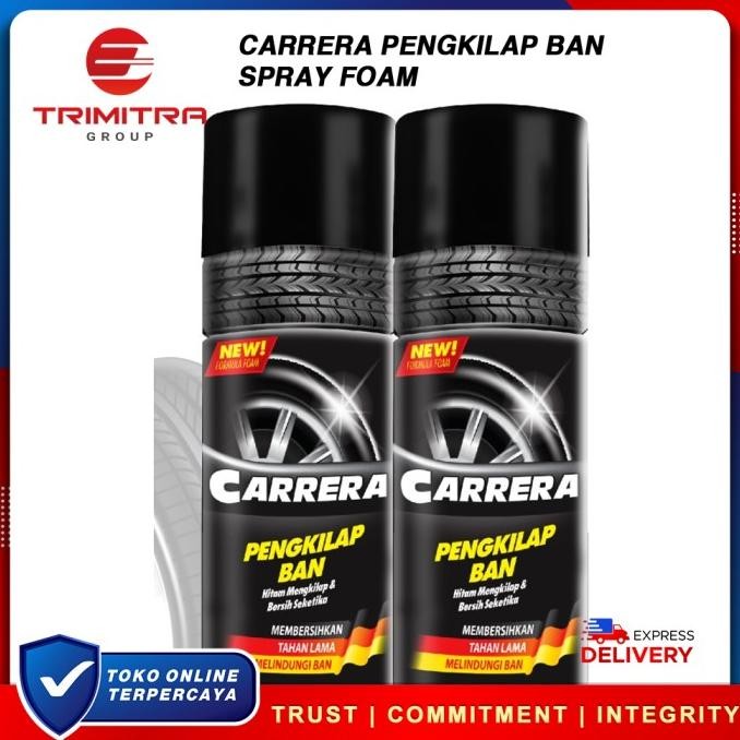 

TERSEDIA SEMIR BAN PENGKILAP BAN MOTOR MOBIL CARRERA FOAM BLACK MAGIC TIRE 400
