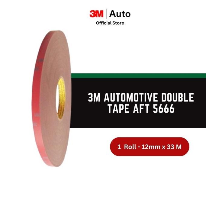 

TERSEDIA 3M AFT ACRYLIC FOAM TAPE 5666, TEBAL: 1.1 MM, SIZE: 12 MM X 33 M (DOUBLE TAPE MOBIL)