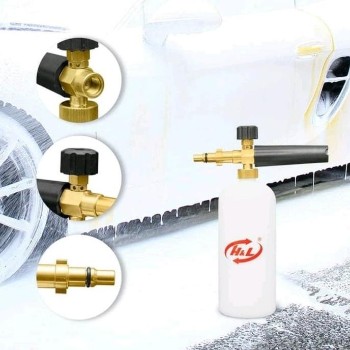 

TERSEDIA H&L TABUNG SNOW WASH FOAM LANCE MESIN JET CLEANER STEAM LAKONI LAGUNA