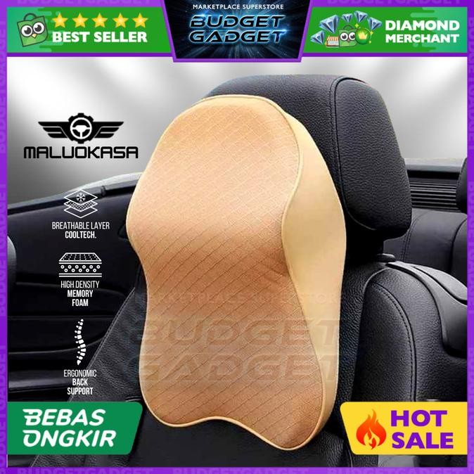 

TERSEDIA MALUOKASA BANTAL LEHER KURSI MOBIL ERGONOMIS 3D MEMORY FOAM PILLOW