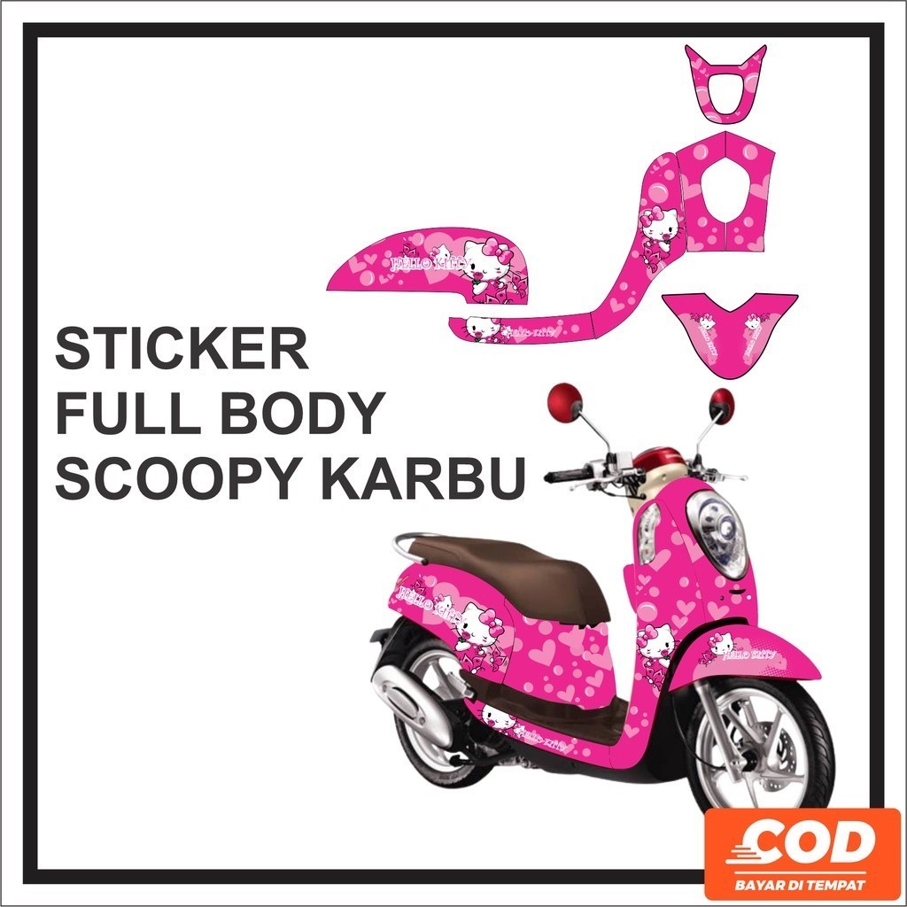 Stiker Sticker Motor SCOOPY Decal Body Scoopy Striping Scopy 2014 2015 2016 Full Body