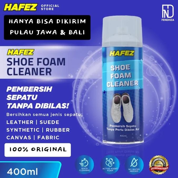 

TERSEDIA HAFEZ SHOE FOAM CLEANER - FOAM PEMBERSIH SEPATU & MENGHILANGKAN BAU