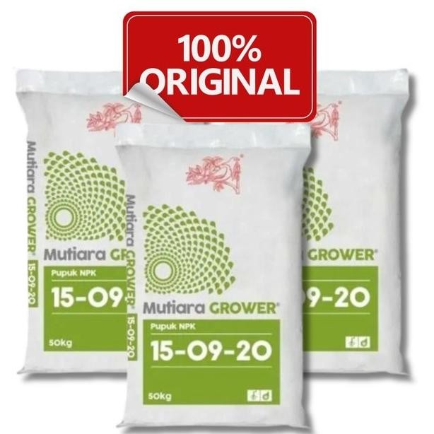 Pupuk NPK Mutiara Grower 50Kg Produk Original Pabrik