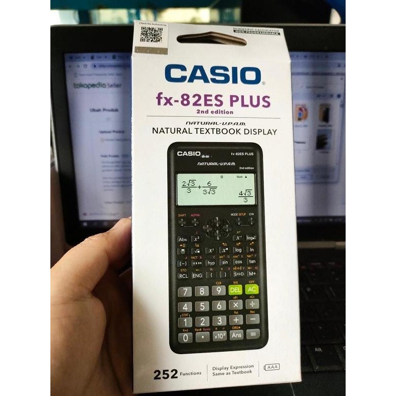 

NEW kalkulator casio scientific fx-82es plus fx82es plus ori original asli