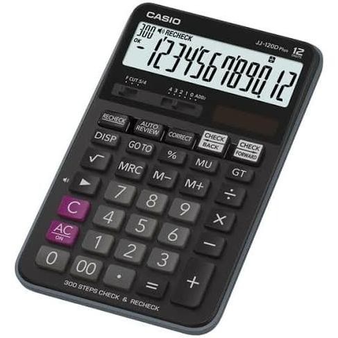 

NEW CASIO JJ-120 D PLUS CHECK & CORRECT CALCULATOR JJ 120D PLUS