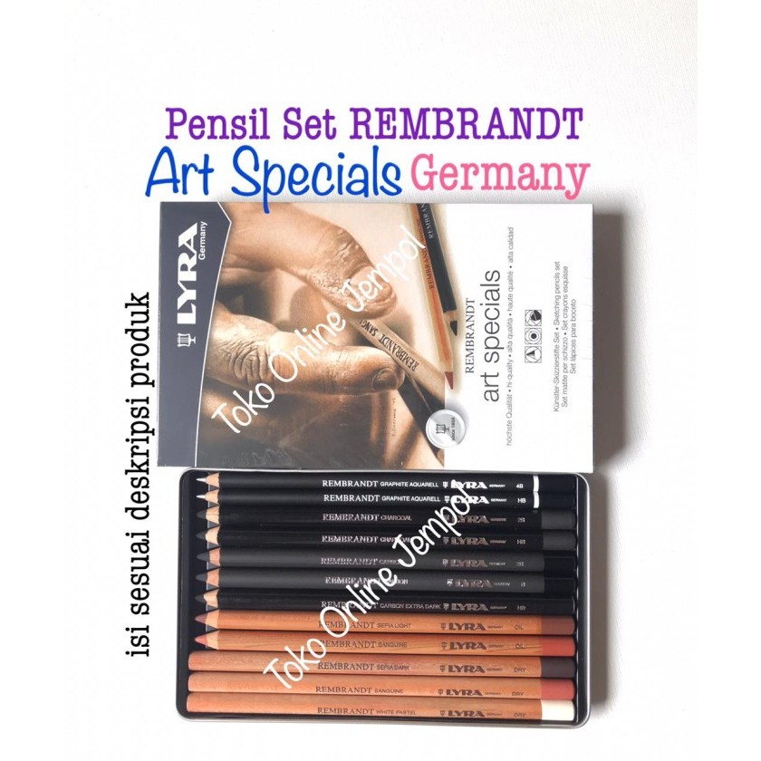 

PROMO! Pensil Sketsa ART SPECIAL LYRA charcoal graphite 105634 set ATK1207GT