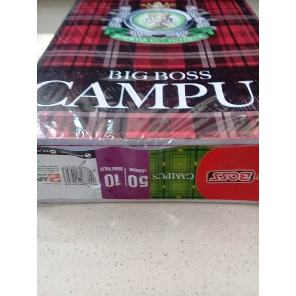 

Terlaris Buku Tulis Big Boss Campus 50 Lbr 10 Buku - Sidu New