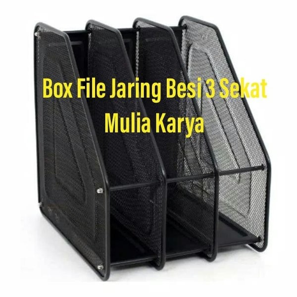 

Terlaris Box File Jaring Besi 3 Sekat Tempat Dokumen Jala Besi New