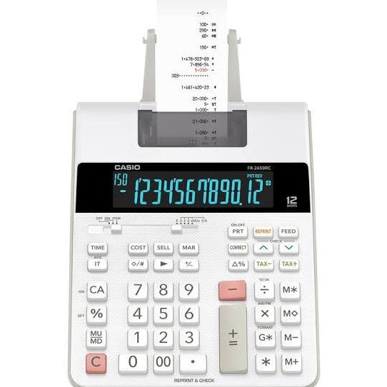 

TERBARU - CASIO FR-2650RC KALKULATOR PRINTING / 2650 RC CALCULATOR PRINT