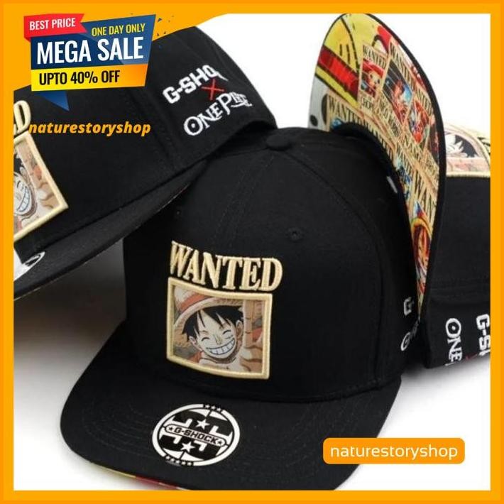 TOPI SNAPBACK ONE PIECE G-SHOCK / ONE PIECE CAP ORIGINAL IMPORT / HAT BEST SELLER 