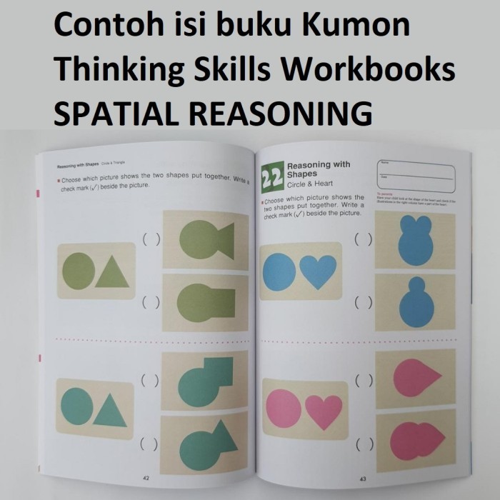 

Kumon Thinking Skills Workbooks Logic Creativity Children Books