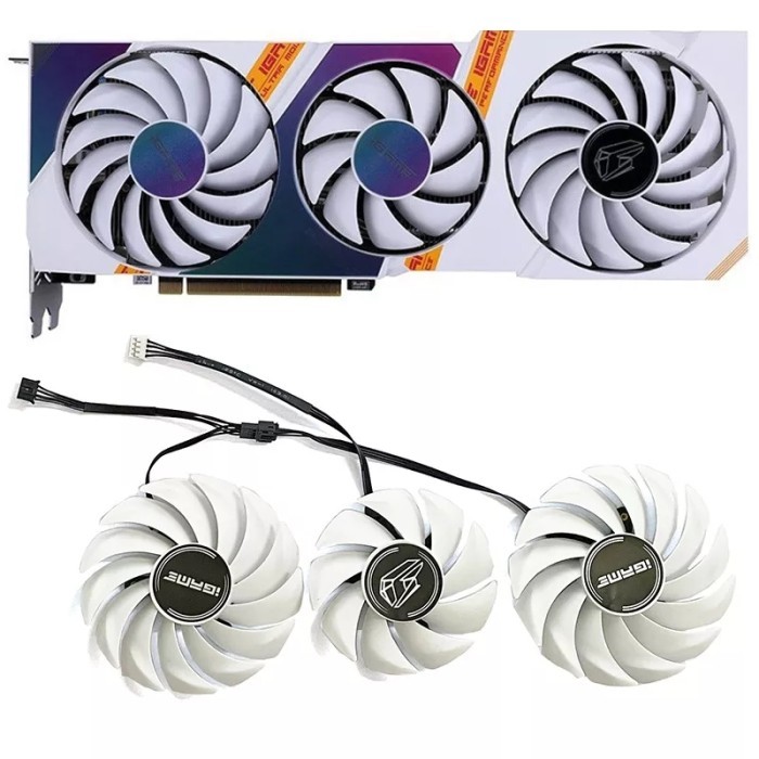Fan kipas IGame Rtx 3060 3070 3080 ti 88mm 75mm 4pin