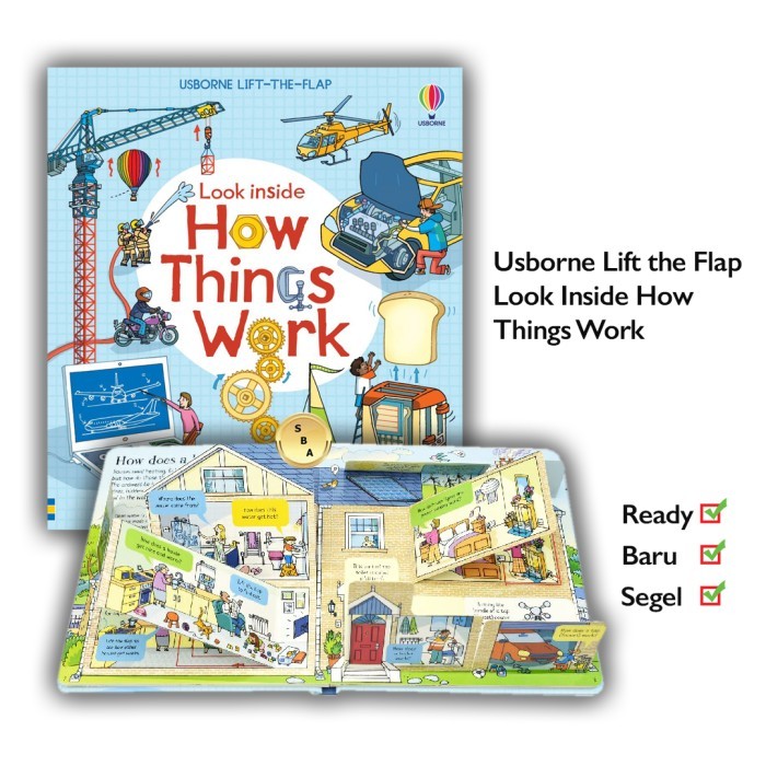 

PROMO! Buku Usborne Look Inside How Things Work Lift The Flap