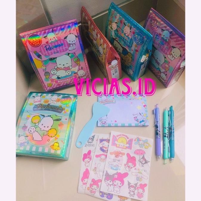 

pui [SURPRISE BOX] / Mistery Sticker - Set Alat Tulis Sticker Sanrio Viral