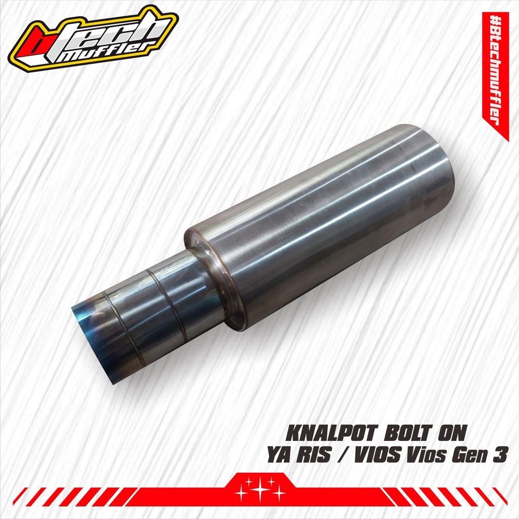 Knalpot Bolt On Yaris -Seris Vios Gen 3