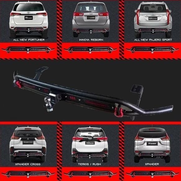 Atwc- Towing Bar Belakang Model Cobra Sevencode Untuk Toyota Rush Avanza Innova Fortuner Ertiga Xl7 