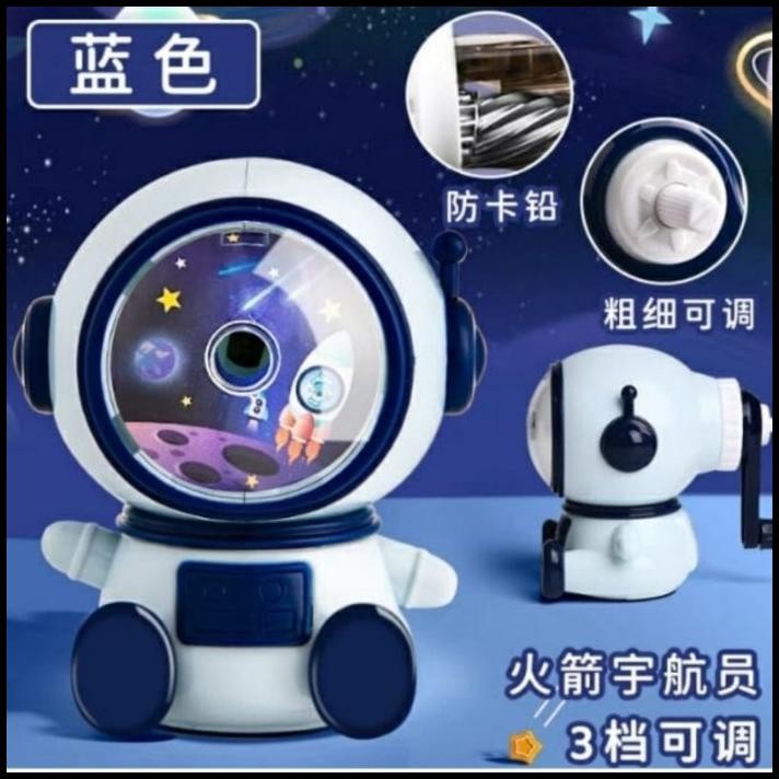 

Serutan Astronot - Rautan Meja Asahan Putar Pensil Sharpener Unik Lucu