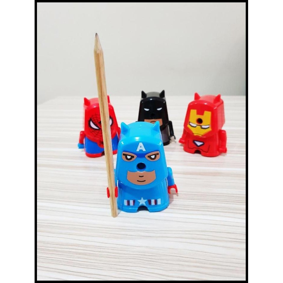 

Serutan Captain America - Rautan Meja Putar Pensil Karakter Super Hero