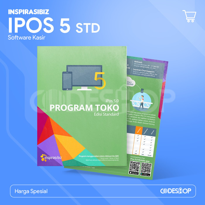 SOFTWARE PROGRAM KASIR TOKO MINIMARKET iPos 5 iPos 5.0 Standard