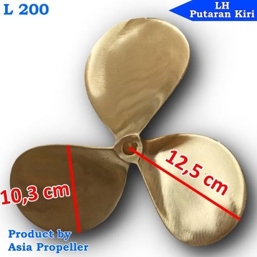 Propeller / Baling-Baling Kapal Kuningan Jenis L 200  | Asia Propeller