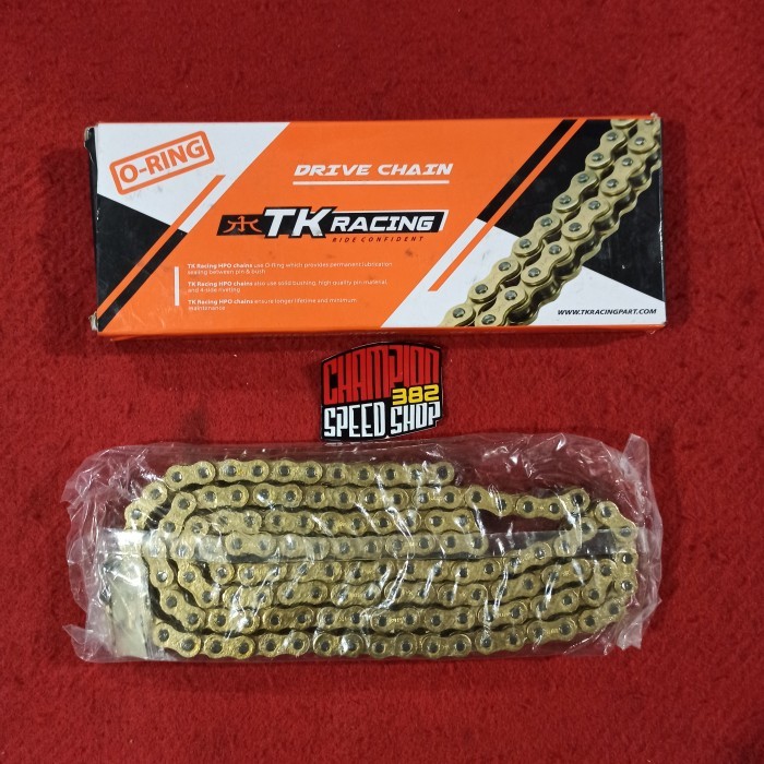 Rantai Tk Racing O Ring Oring O-Ring 428Hpo-130 428 130 130L Gold