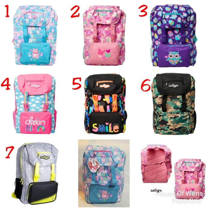 TERBARU SMIGGLE SNAP FOLDOVER BACKPACK - TAS BACKPACK SMIGGLE PROMO