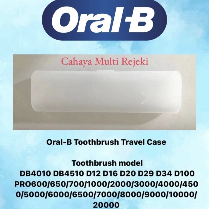 TERBARU OralB Travel Case Thick Oral B electric toothbrush Oral-B sikat gigi