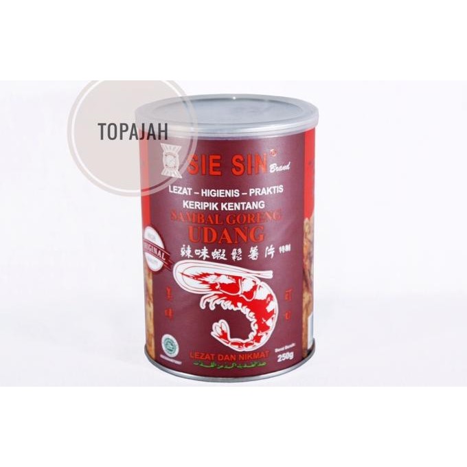 

NEW PRODUK KERIPIK KENTANG SAMBAL GORENG UDANGSIE SIN KALENG 250GR !!!!!
