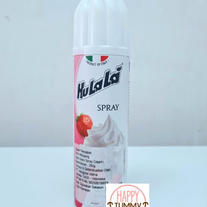 

LIMITED EDITION Hulala spray 250gr whipping cream whipcream krim kocok semprot aerosol Kode 959