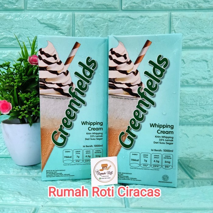 

DISKON GREENFIELD WHIPPING CREAM GREENFIELDS 1LTR DIARY 1000GR WHIPP CREAM 1 Kode 1145