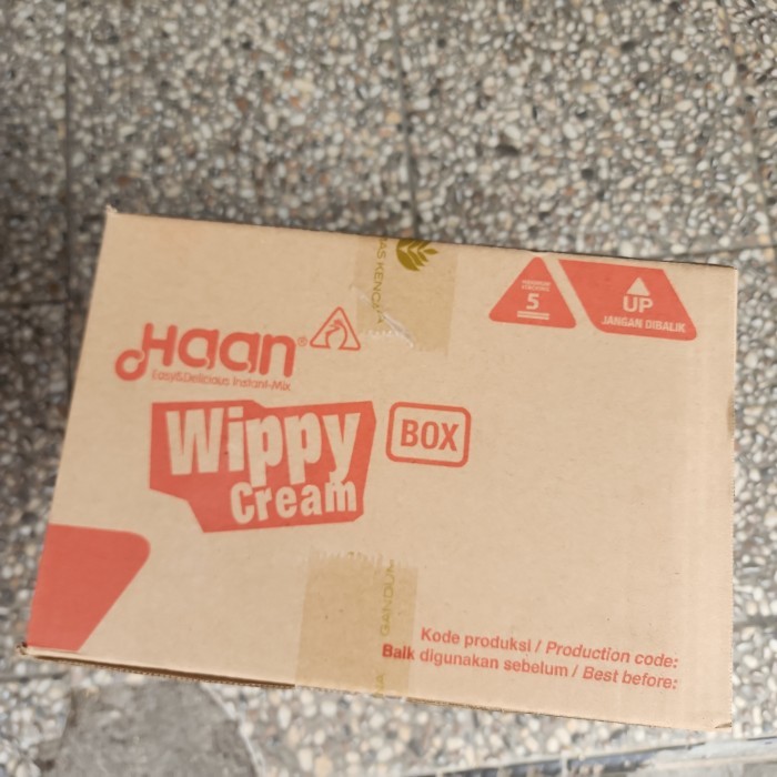 

TERBARU Wippy cream haan 400gr ( 12ktk x 400gr) Kode 1300