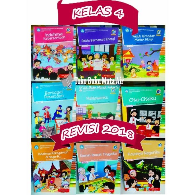 

BEST SELLER PAKET BUKU TEMATIK SD KELAS 4 PAKET 1 TAHUN K13 REV 2018