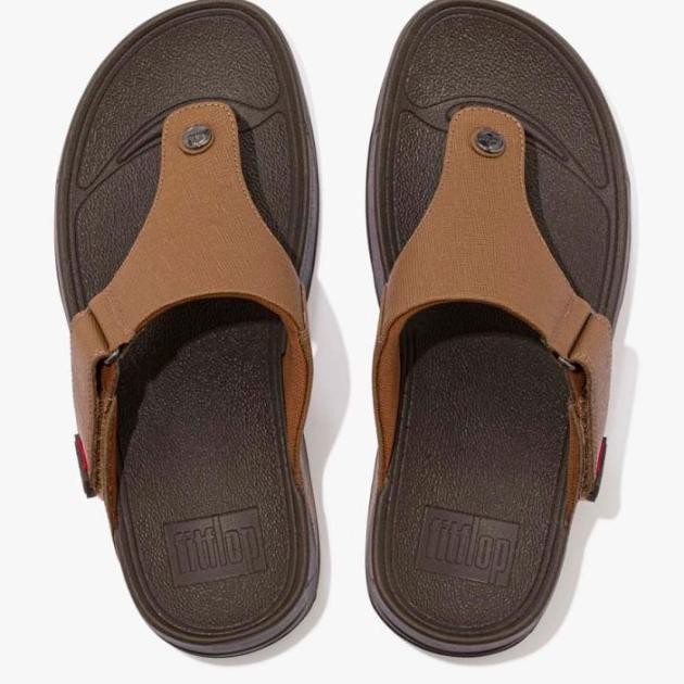 Fitflop Men Tra Ii Leather Andal Pria