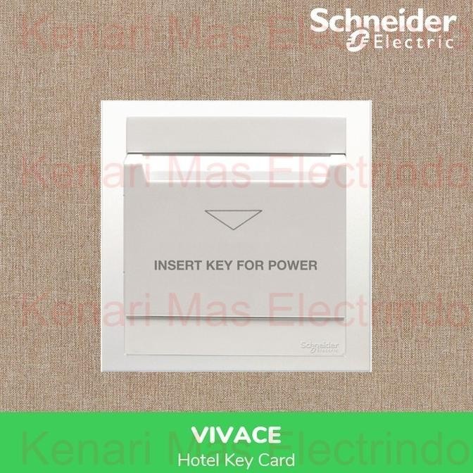 Original Schneider Electric Vivace Saklar Hotel Key Card Switch - Kb31Ekt