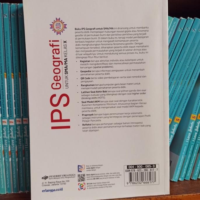 

BUKU IPS GEOGRAFI KELAS 1 10 X SMA ERLANGGA KURIKULUM MERDEKA