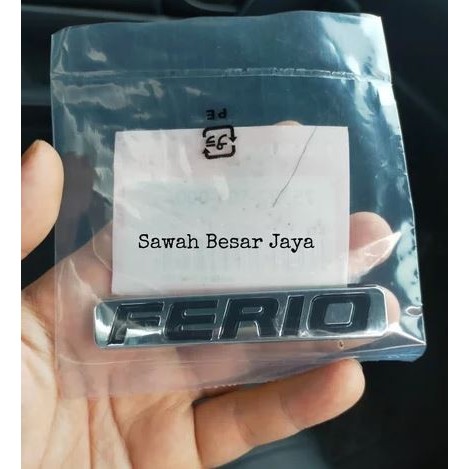 Emblem Logo FERIO Bagasi Belakang Honda Civic Ferio