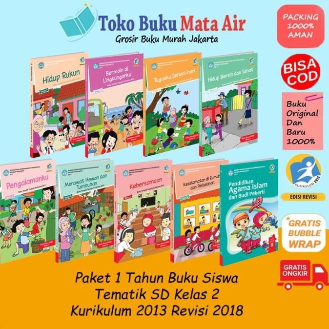 

BUKU SISWA Kelas 2 SD PAKET 1 TAHUN Tematik Terpadu Kurikulum 2013 Rev