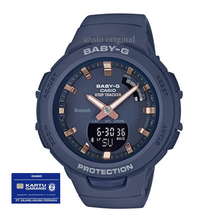 Jam Tangan Casio Baby-G Bluetooth Bsa-B100-2 Bsa-B100 Limit Edition