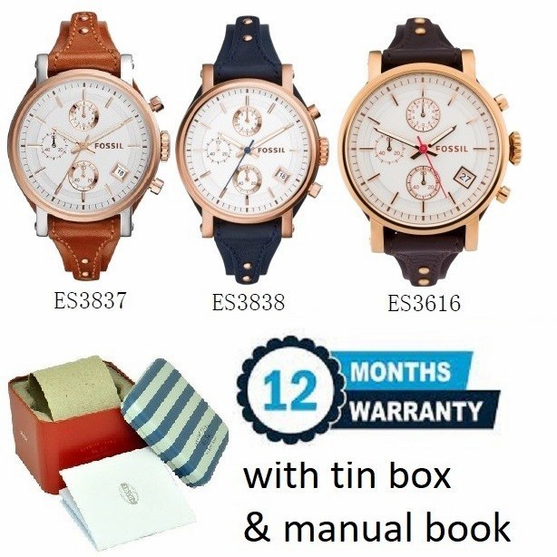 Jam Tangan Fossil Es3837 Es3838 Es3616 Free Ongkir